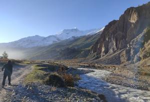 Early morning view from Manang