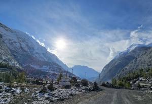 Amazing view of Manang