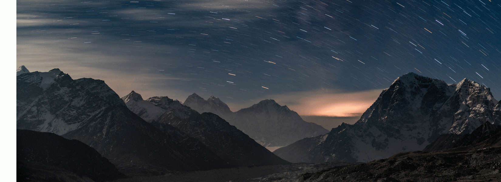 MID NIGHT SHOT FROM EVEREST 
